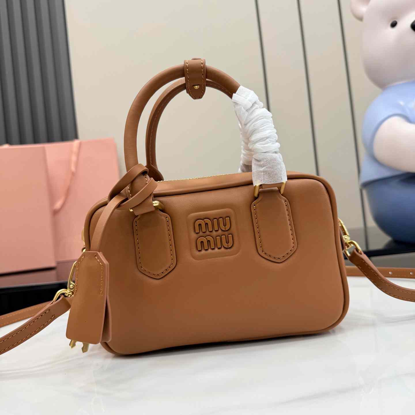 Miu Miu Arcadie Leather Bag 5BB123 - DopestKickz