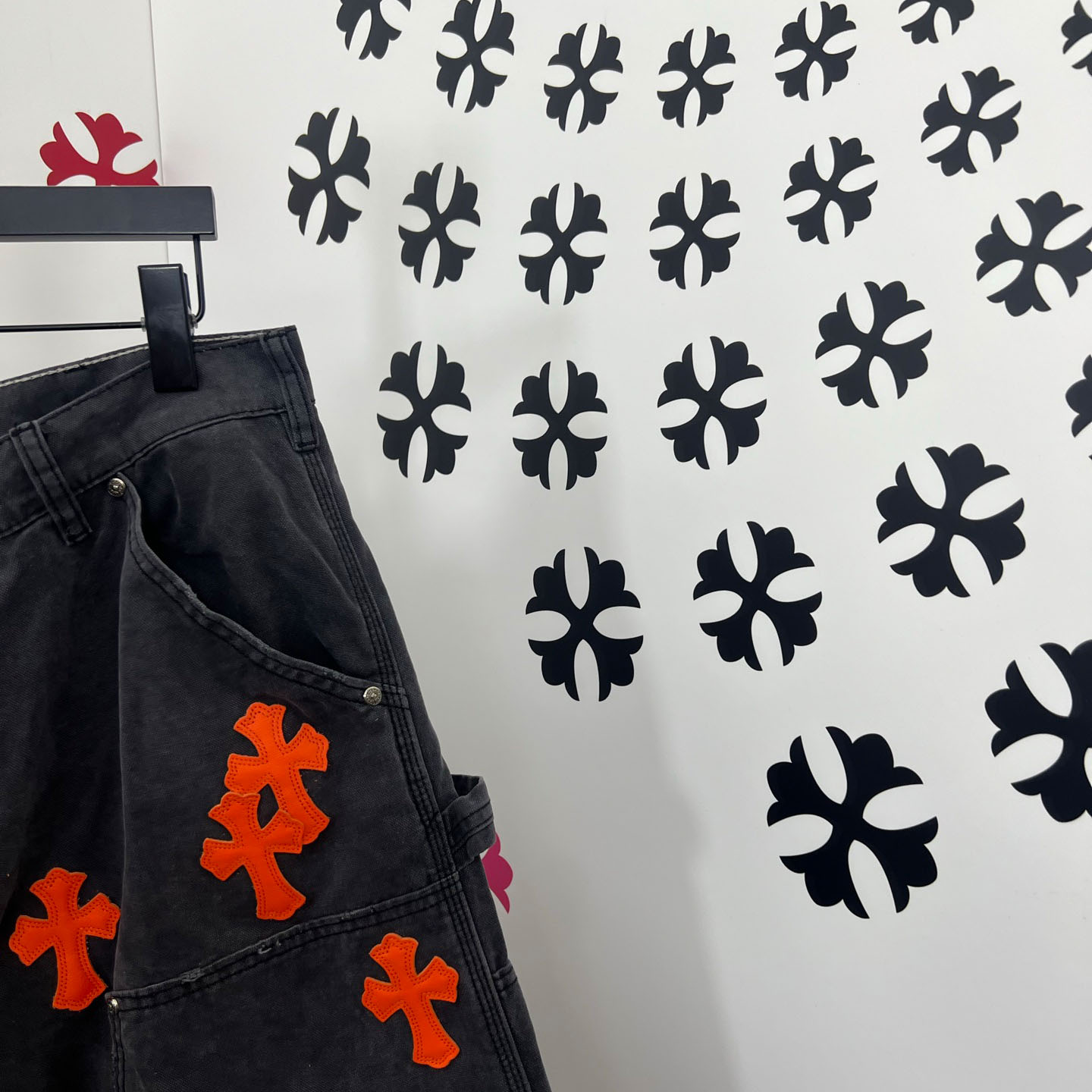 Chrome Hearts Denim Shorts - DopestKickz