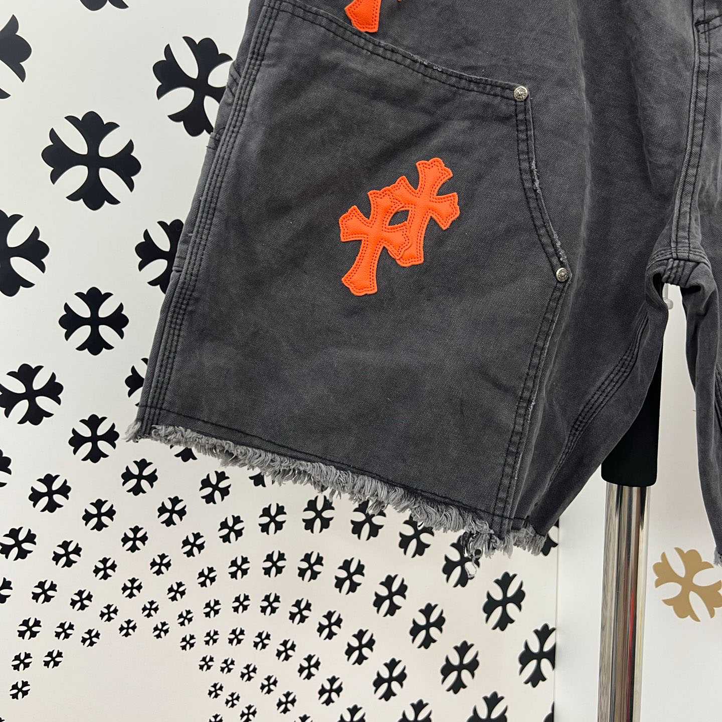 Chrome Hearts Denim Shorts - DopestKickz