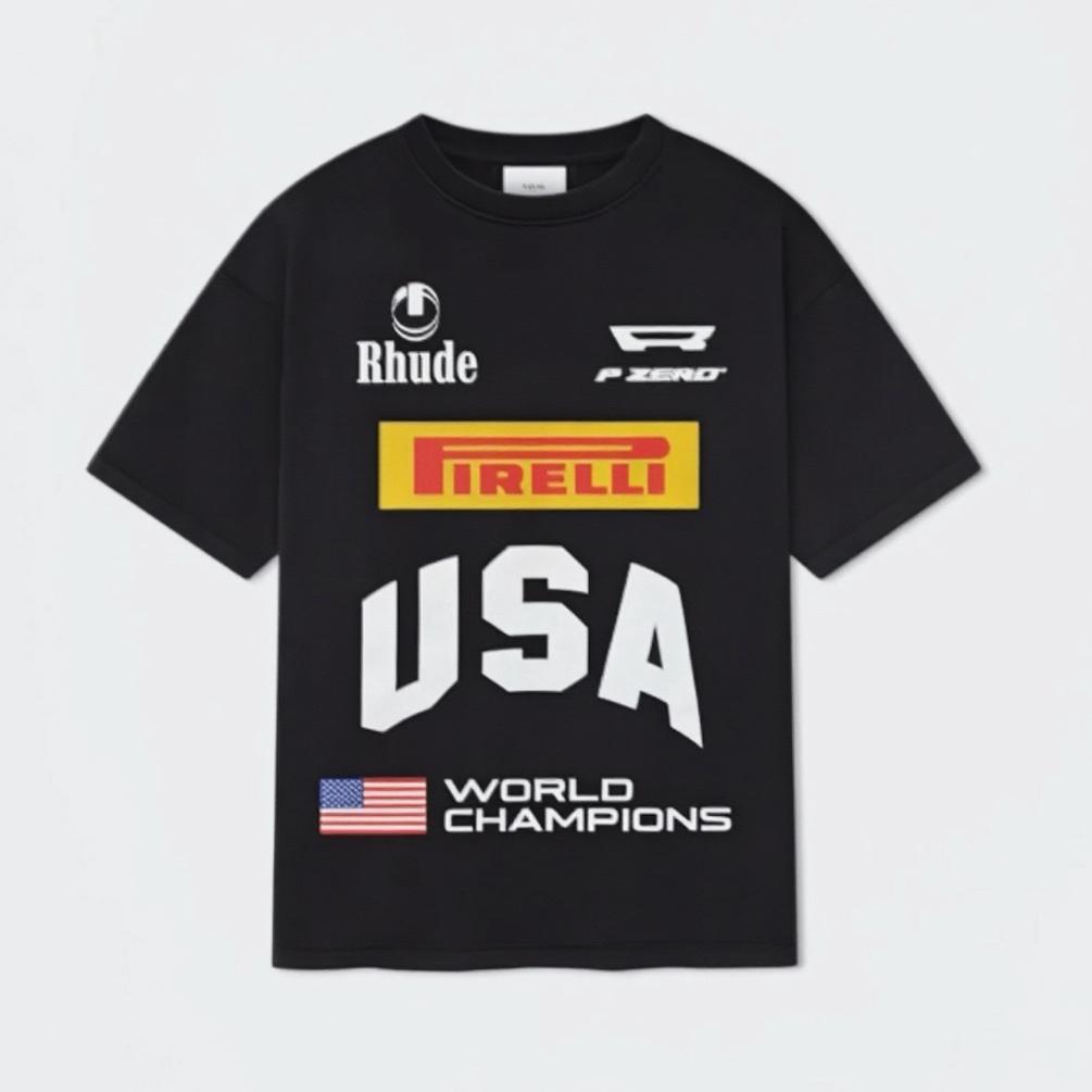 Rhude US Champs Tee - DopestKickz