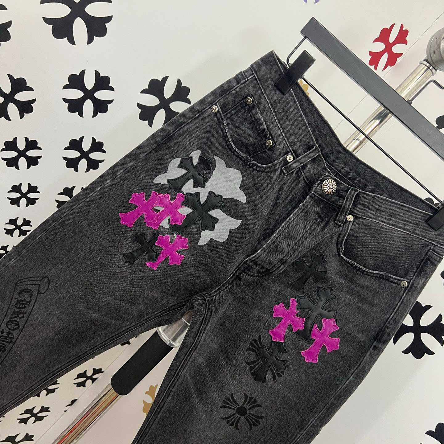 Chrome Hearts Jeans - DopestKickz
