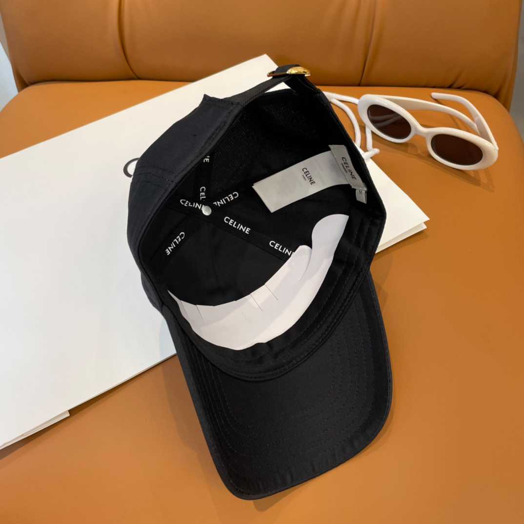 Celine Paris Triomphe Embroidered Baseball Cap  - DopestKickz