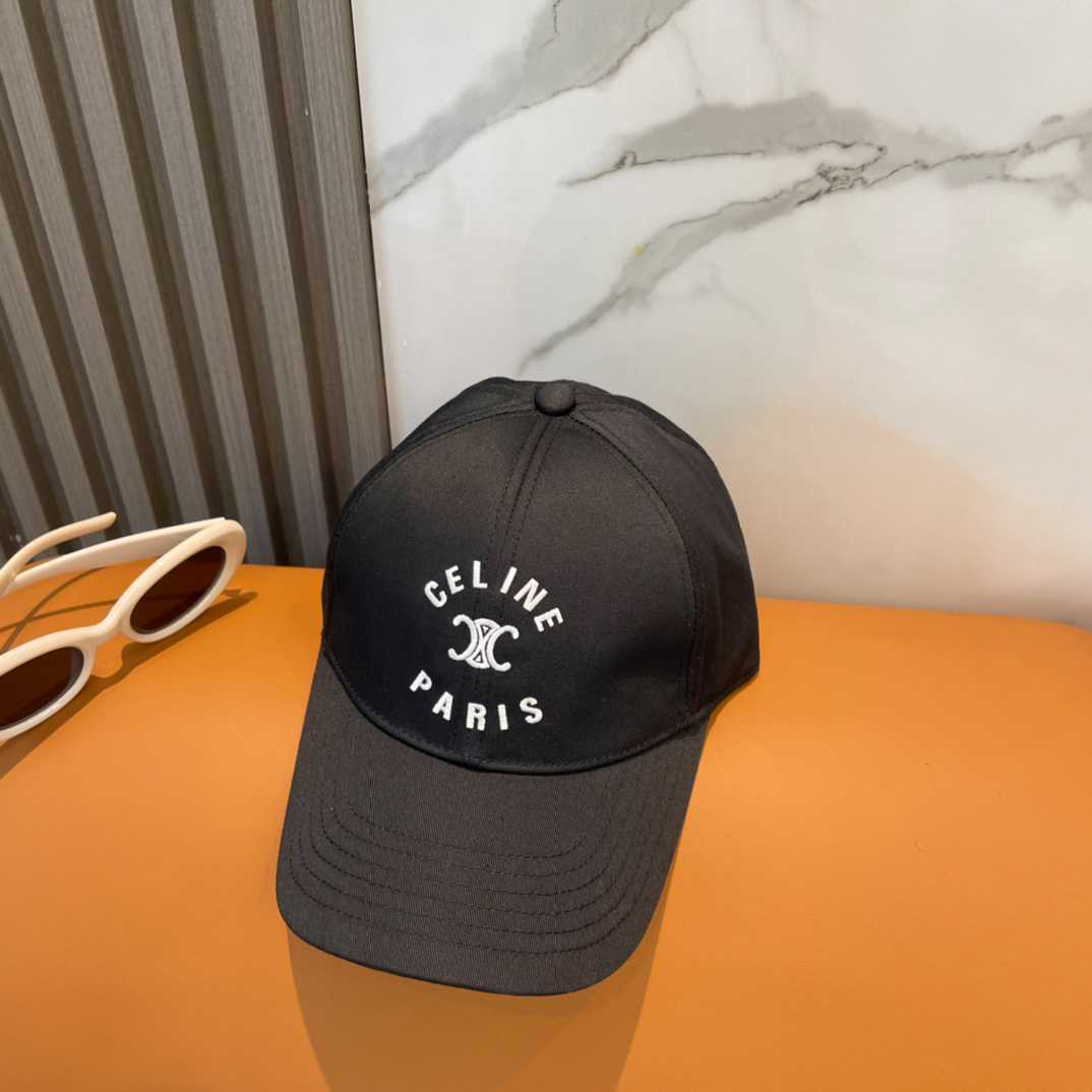 Celine Paris Triomphe Embroidered Baseball Cap  - DopestKickz