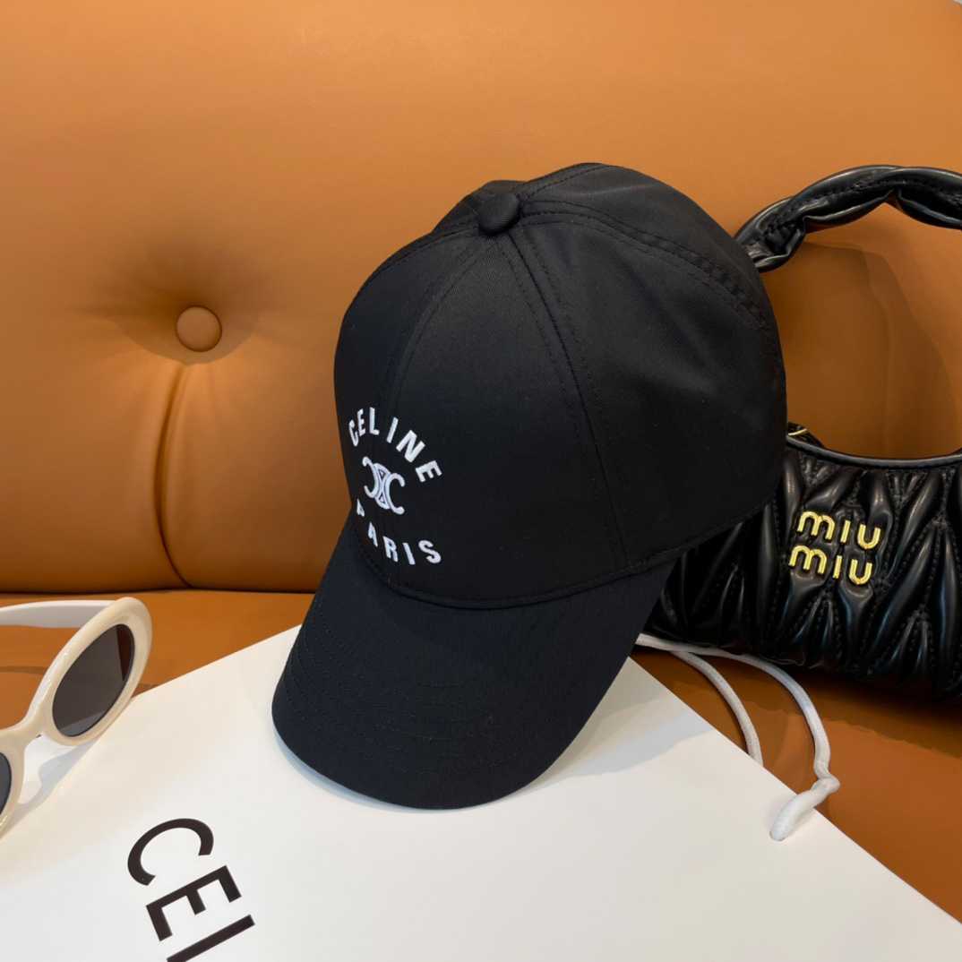 Celine Paris Triomphe Embroidered Baseball Cap  - DopestKickz