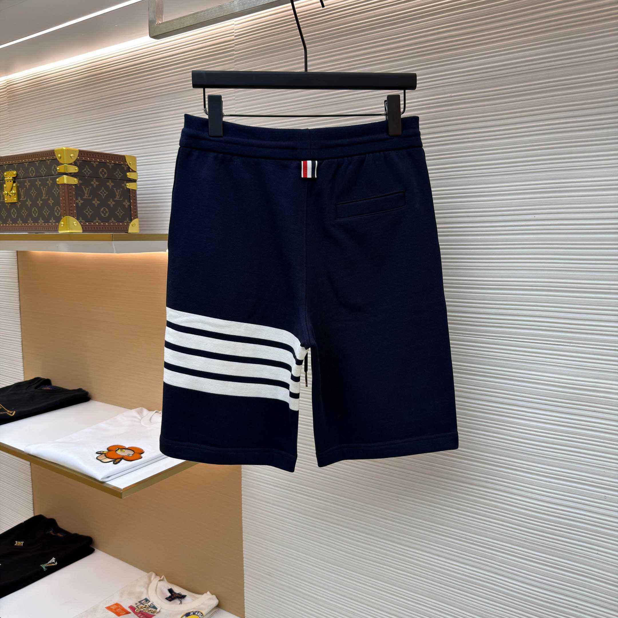 Thom Browne Classic Loopback 4-Bar Sweat Shorts - DopestKickz