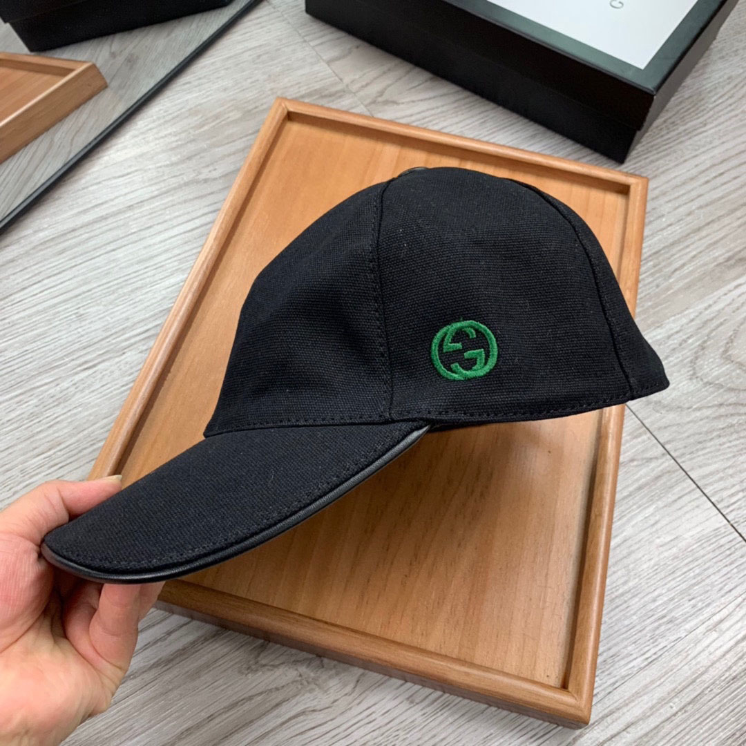 Gucci GG Baseball Hat In Black - DopestKickz