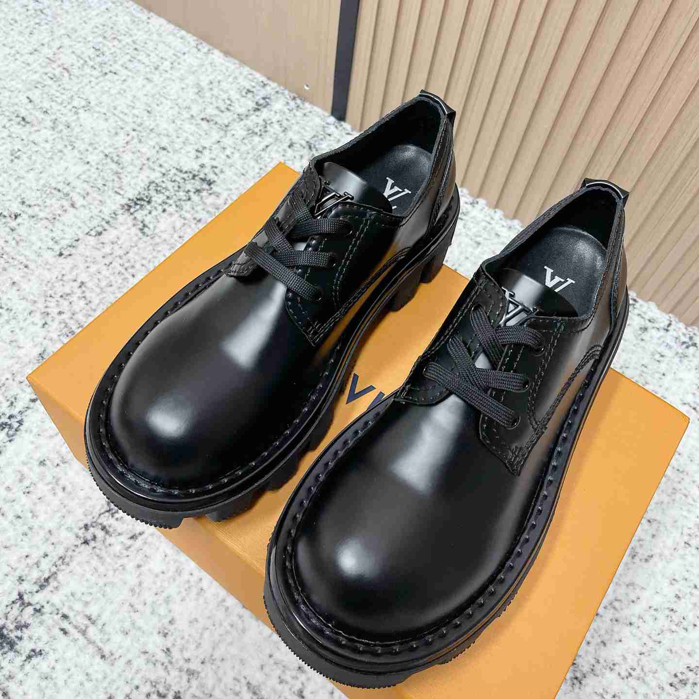 Louis Vuitton LV Checker Derby 1ACWSU - DopestKickz
