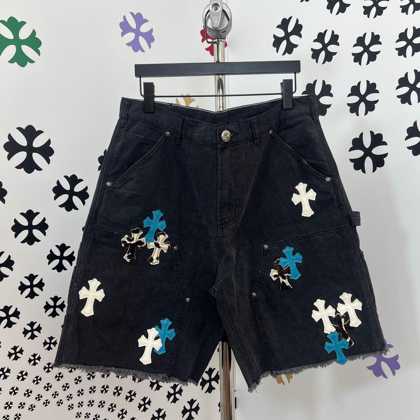 Chrome Hearts Denim Shorts - DopestKickz