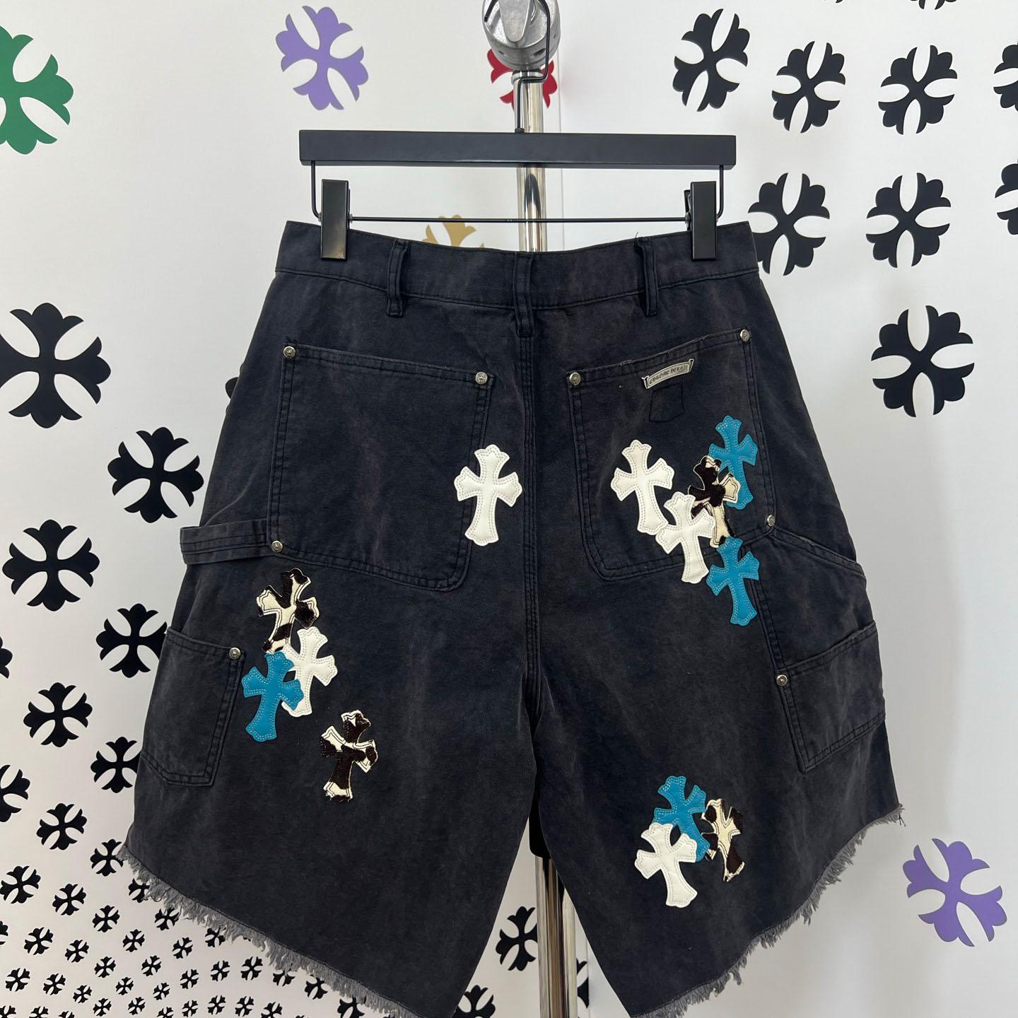 Chrome Hearts Denim Shorts - DopestKickz