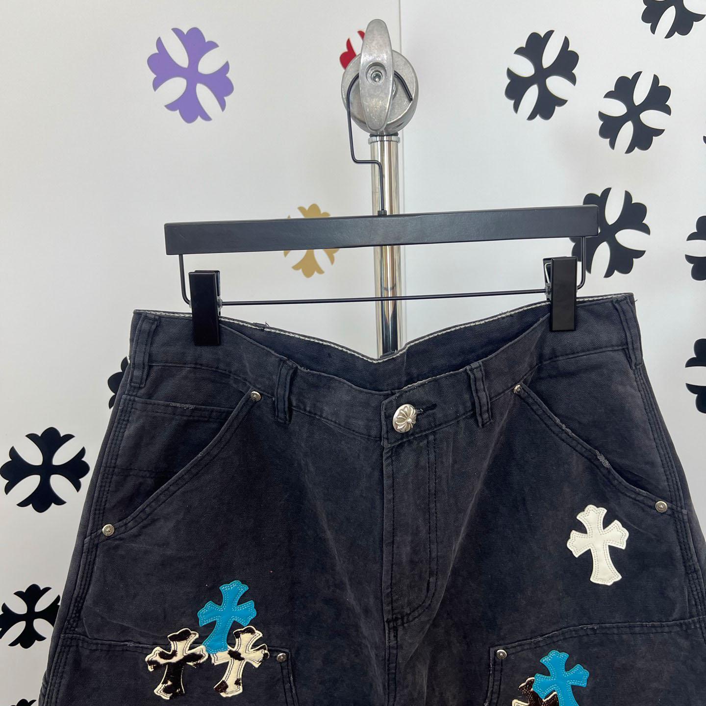 Chrome Hearts Denim Shorts - DopestKickz