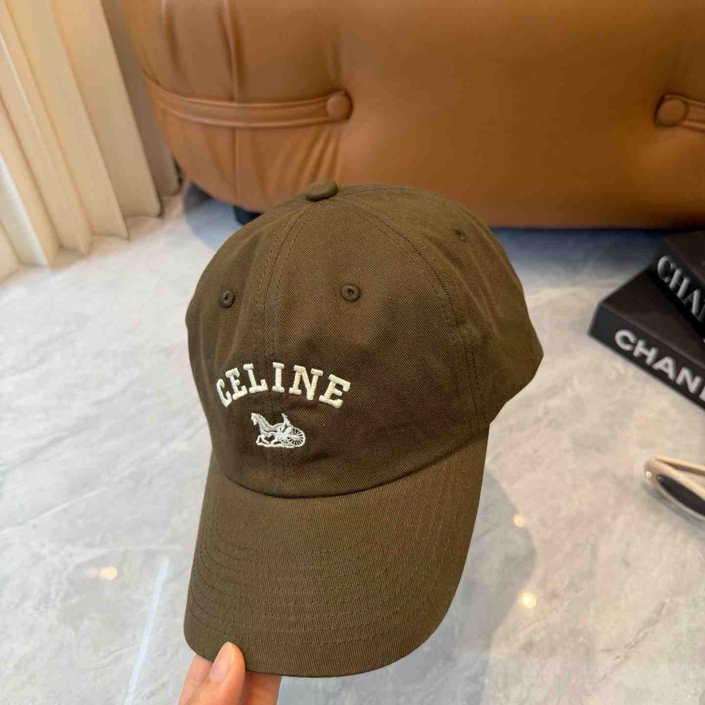 Celine Richelieu Cap IN Cotton Twill - DopestKickz