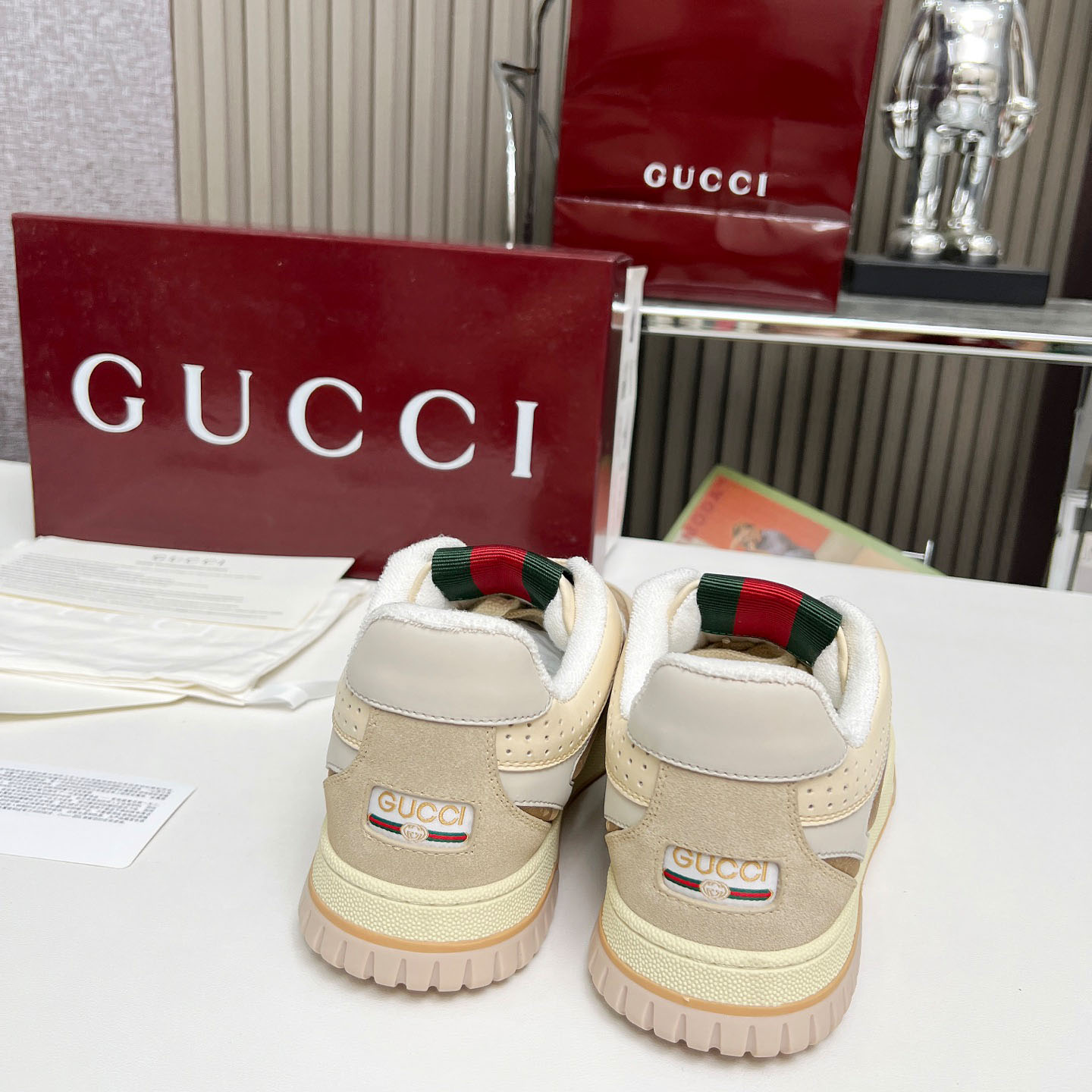 Gucci Re-Web Sneakers - DopestKickz