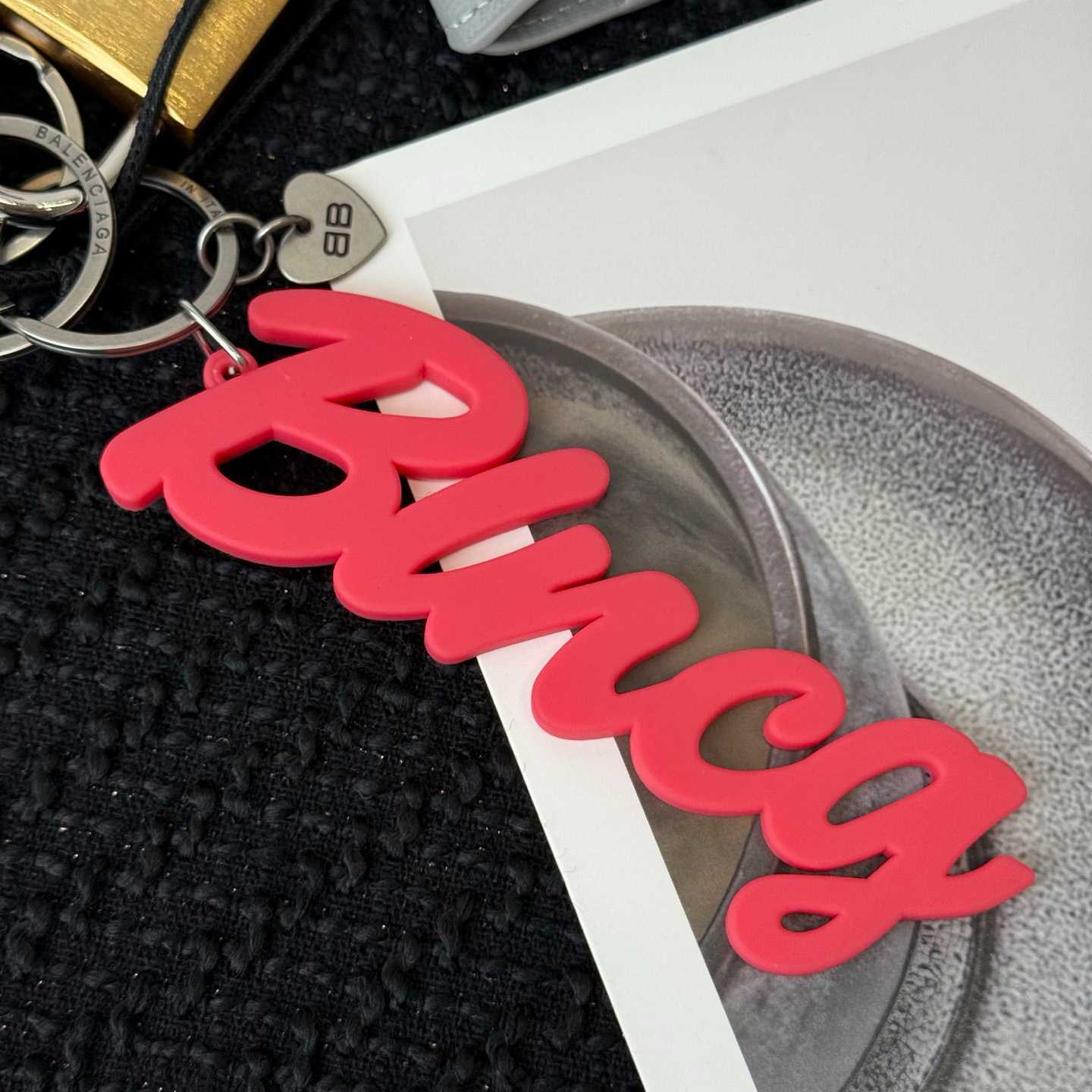 Balenciaga Turner Charm/Keychain In Multicolored - DopestKickz