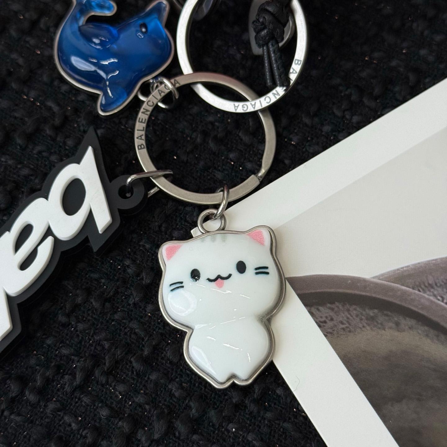 Balenciaga Turner Charm/Keychain In Multicolored - DopestKickz