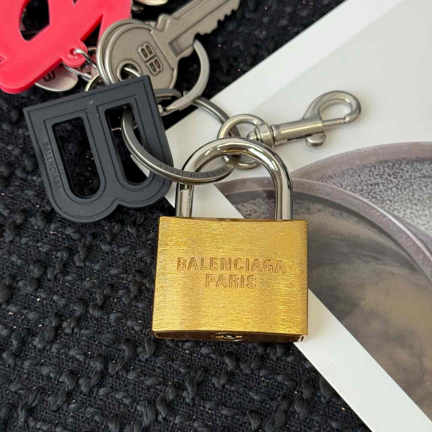 Balenciaga Turner Charm/Keychain In Multicolored - DopestKickz