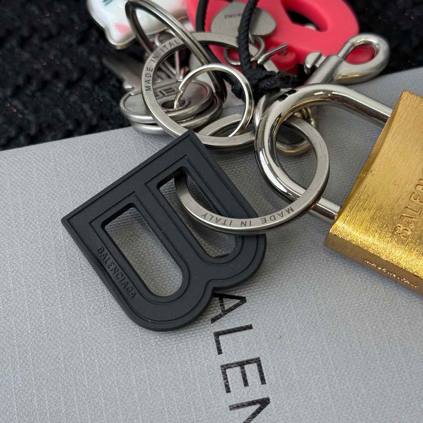 Balenciaga Turner Charm/Keychain In Multicolored - DopestKickz