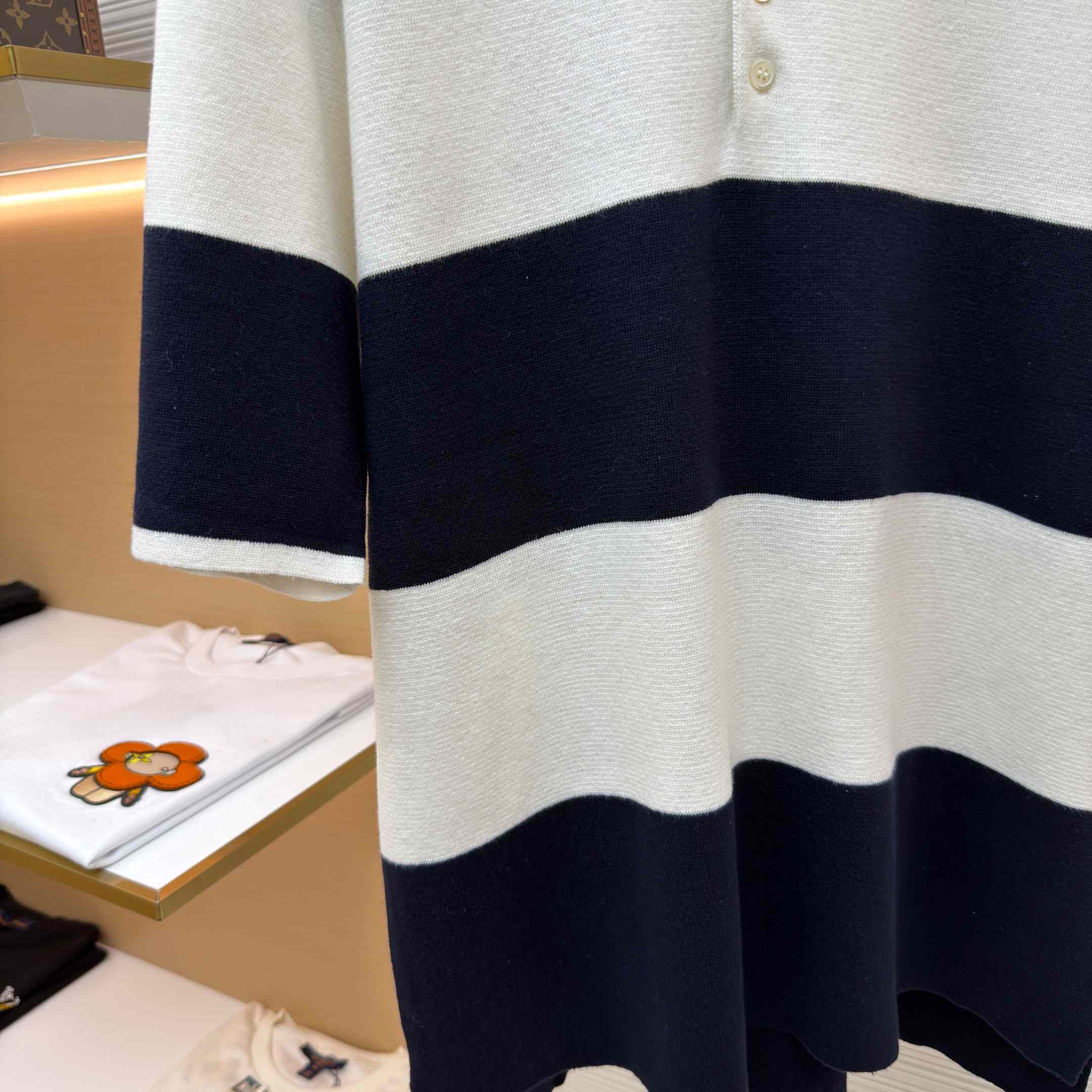 Thom Browne Striped Polo Shirt - DopestKickz