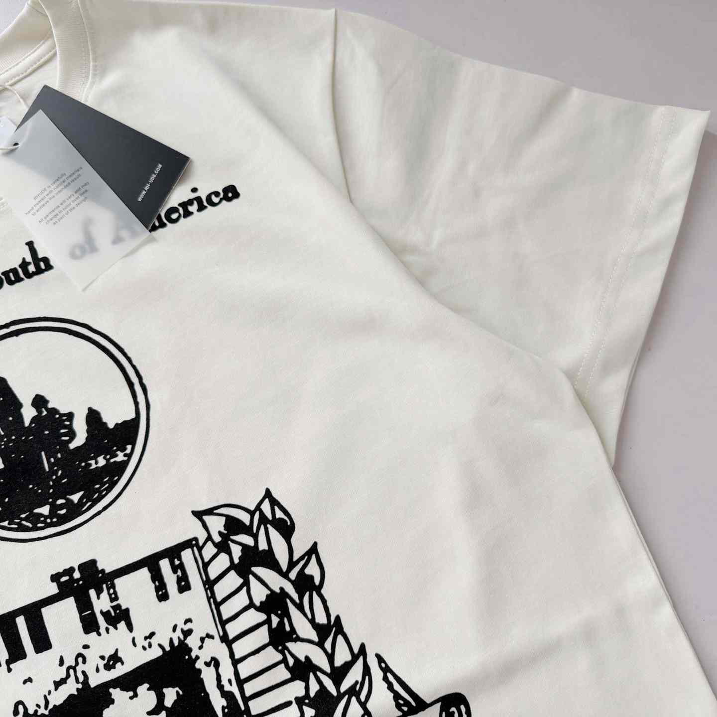 Rhude Youth Of America Tee 'White' - DopestKickz