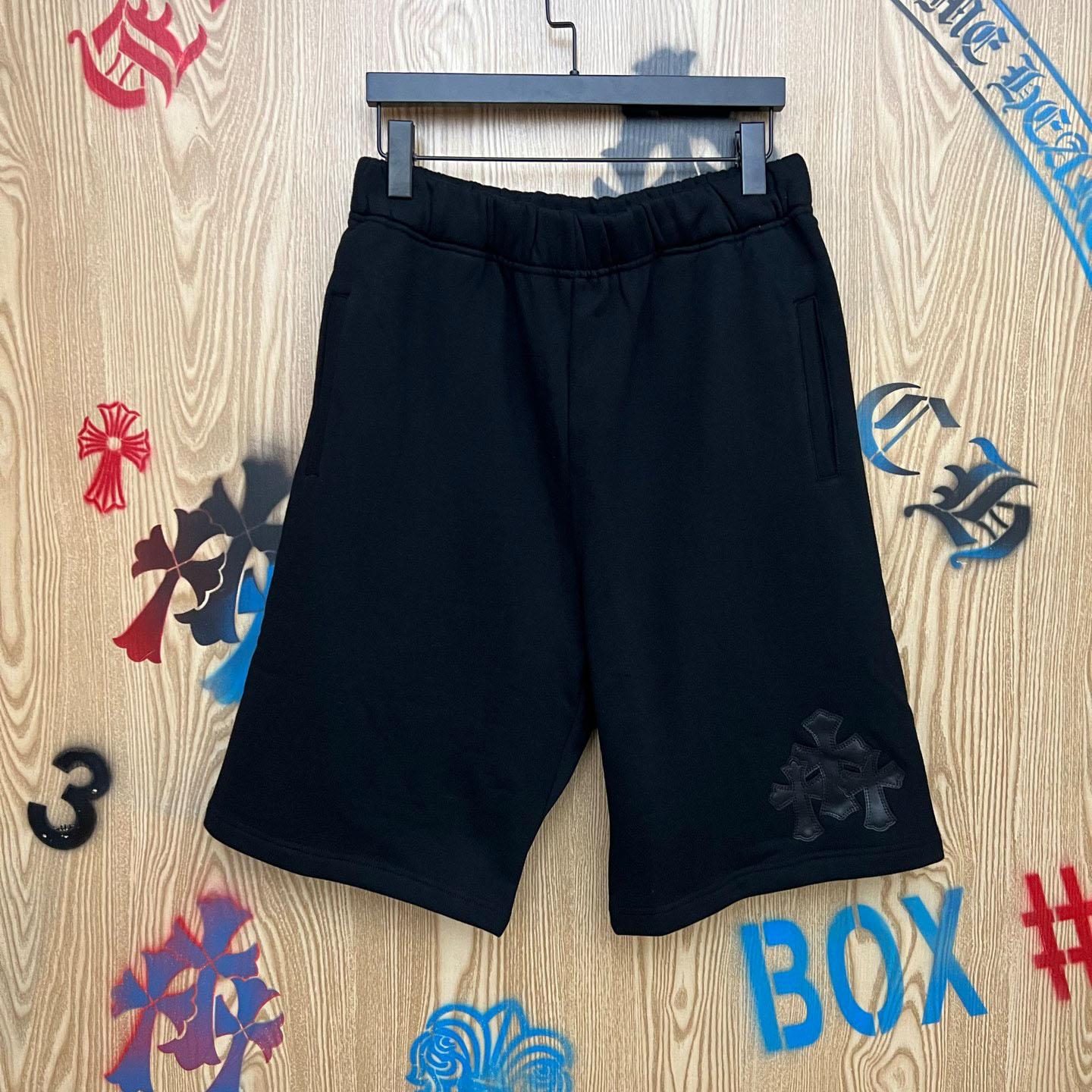 Chrome Hearts Cross Patch Sweatshorts - DopestKickz