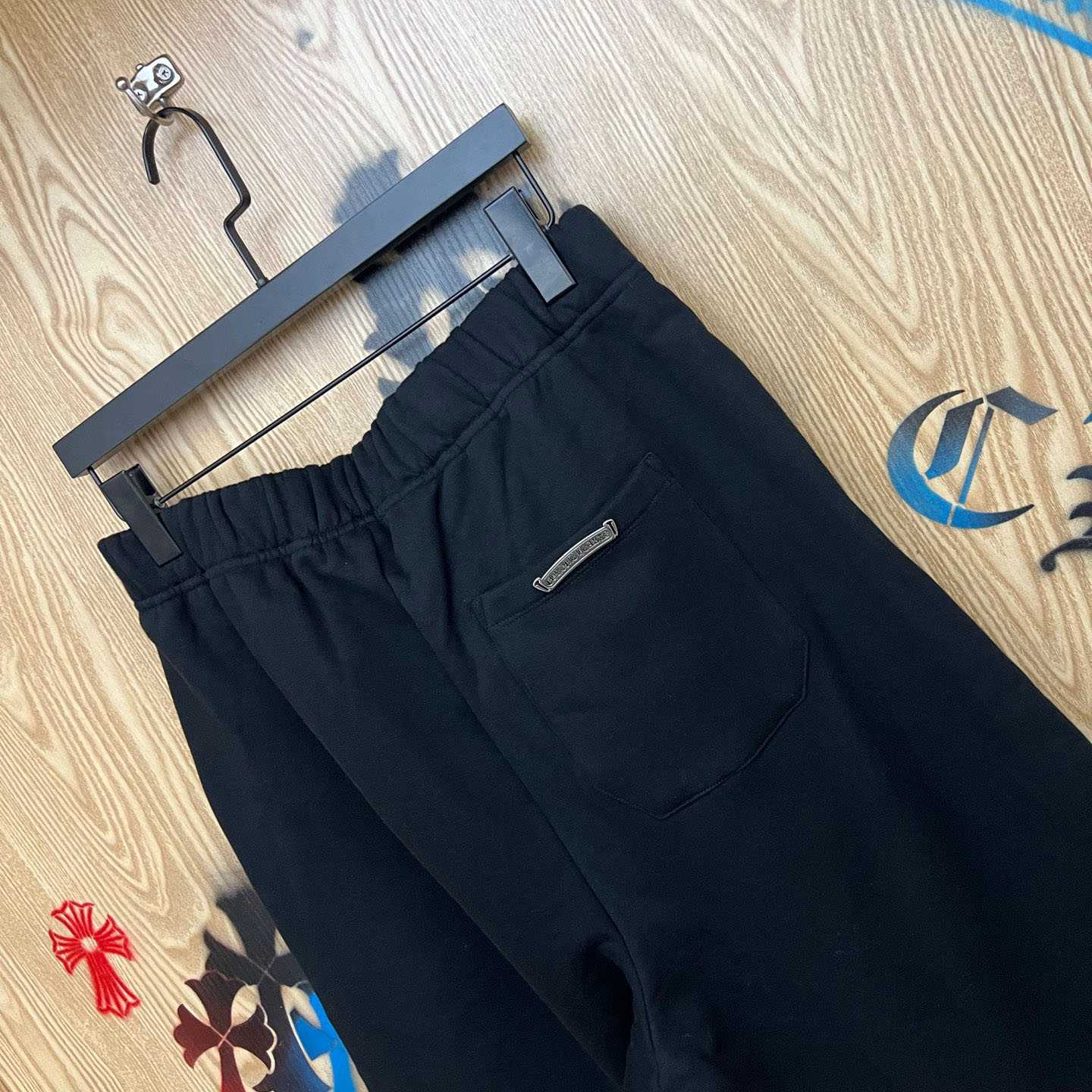 Chrome Hearts Cross Patch Sweatshorts - DopestKickz