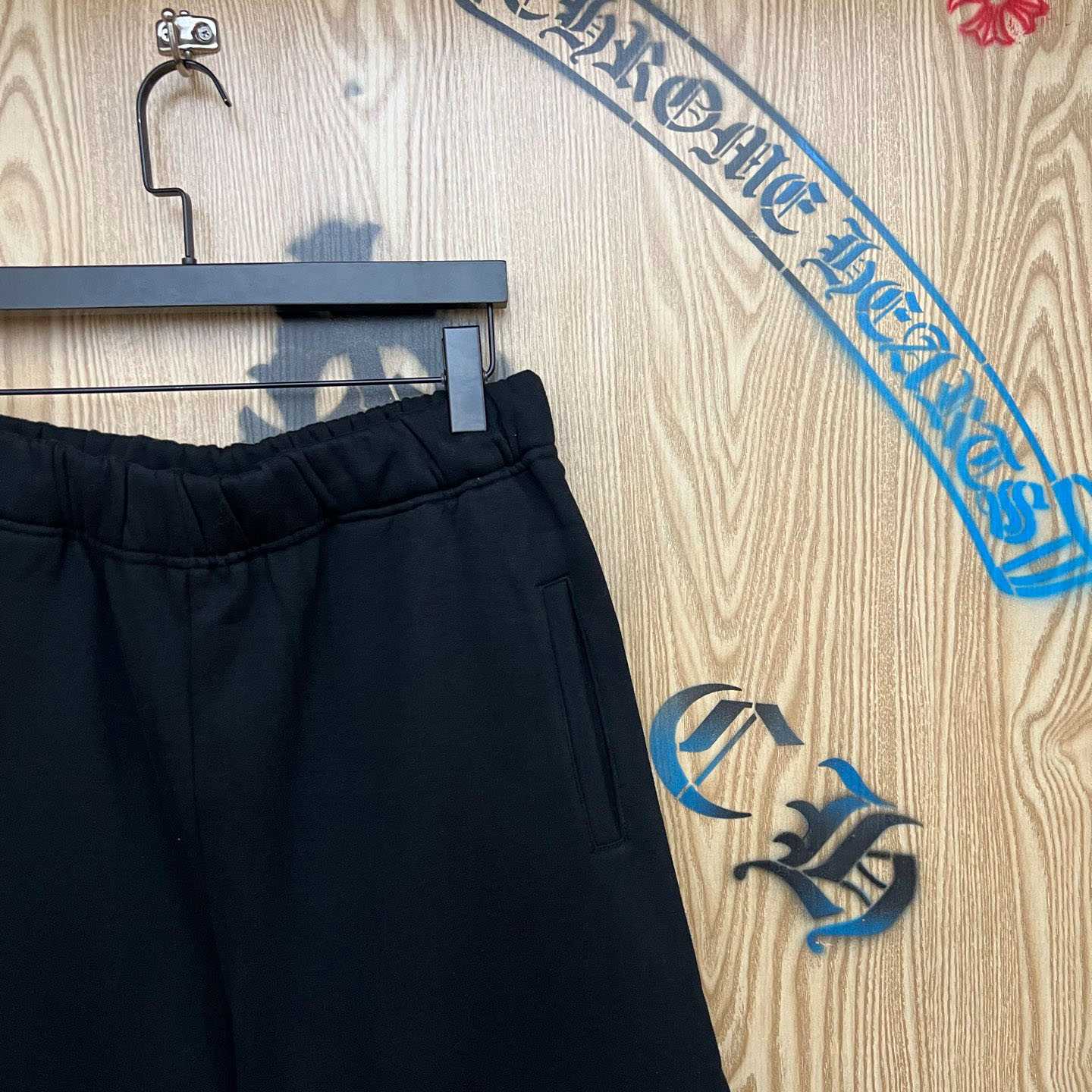 Chrome Hearts Cross Patch Sweatshorts - DopestKickz