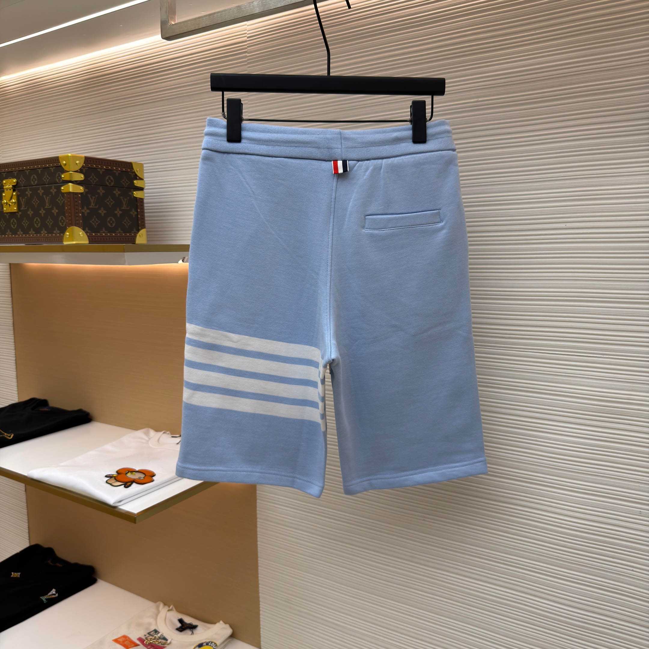 Thom Browne Classic Loopback 4-Bar Sweat Shorts - DopestKickz