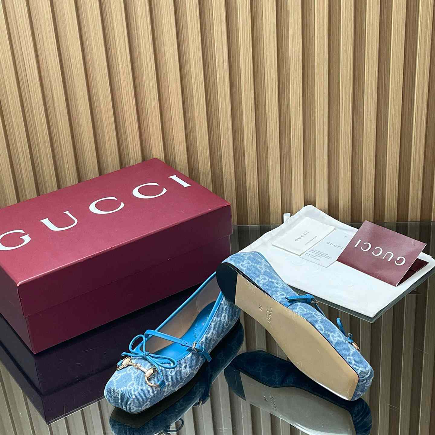 Gucci Women's Gucci Horsebit Ballet Flat - DopestKickz