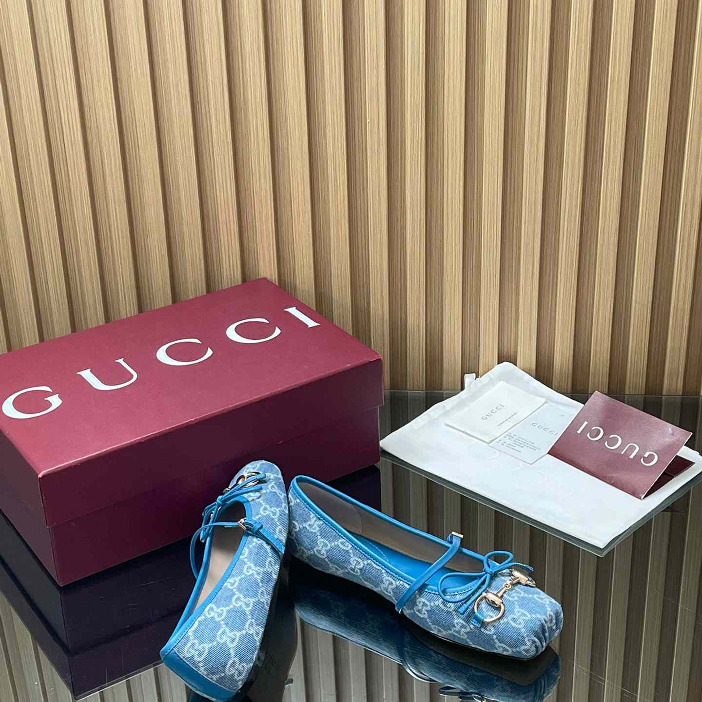 Gucci Women's Gucci Horsebit Ballet Flat - DopestKickz