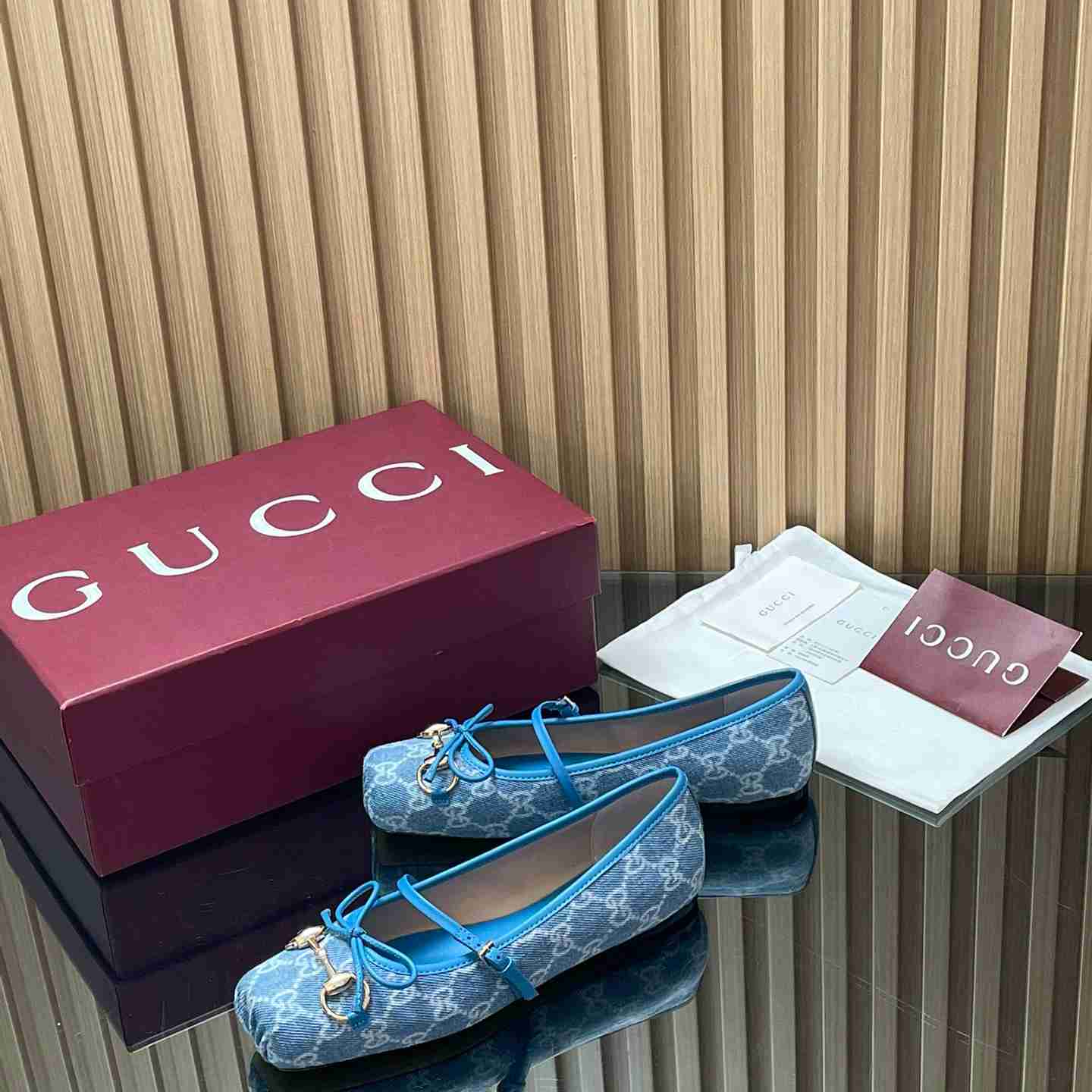 Gucci Women's Gucci Horsebit Ballet Flat - DopestKickz