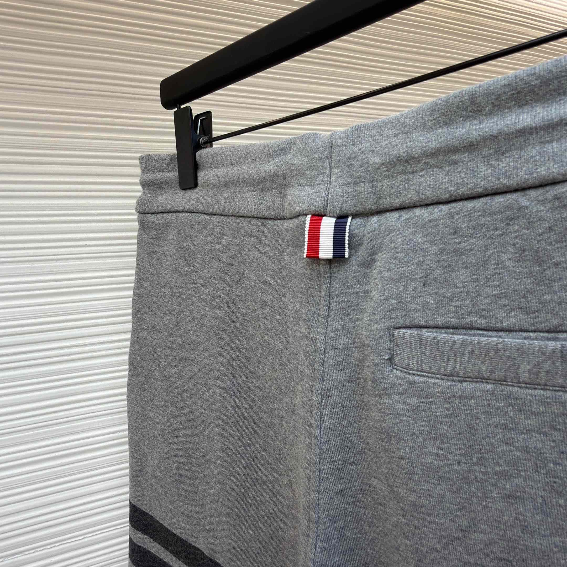 Thom Browne Classic Tonal 4 Bar Sweat Shorts - DopestKickz