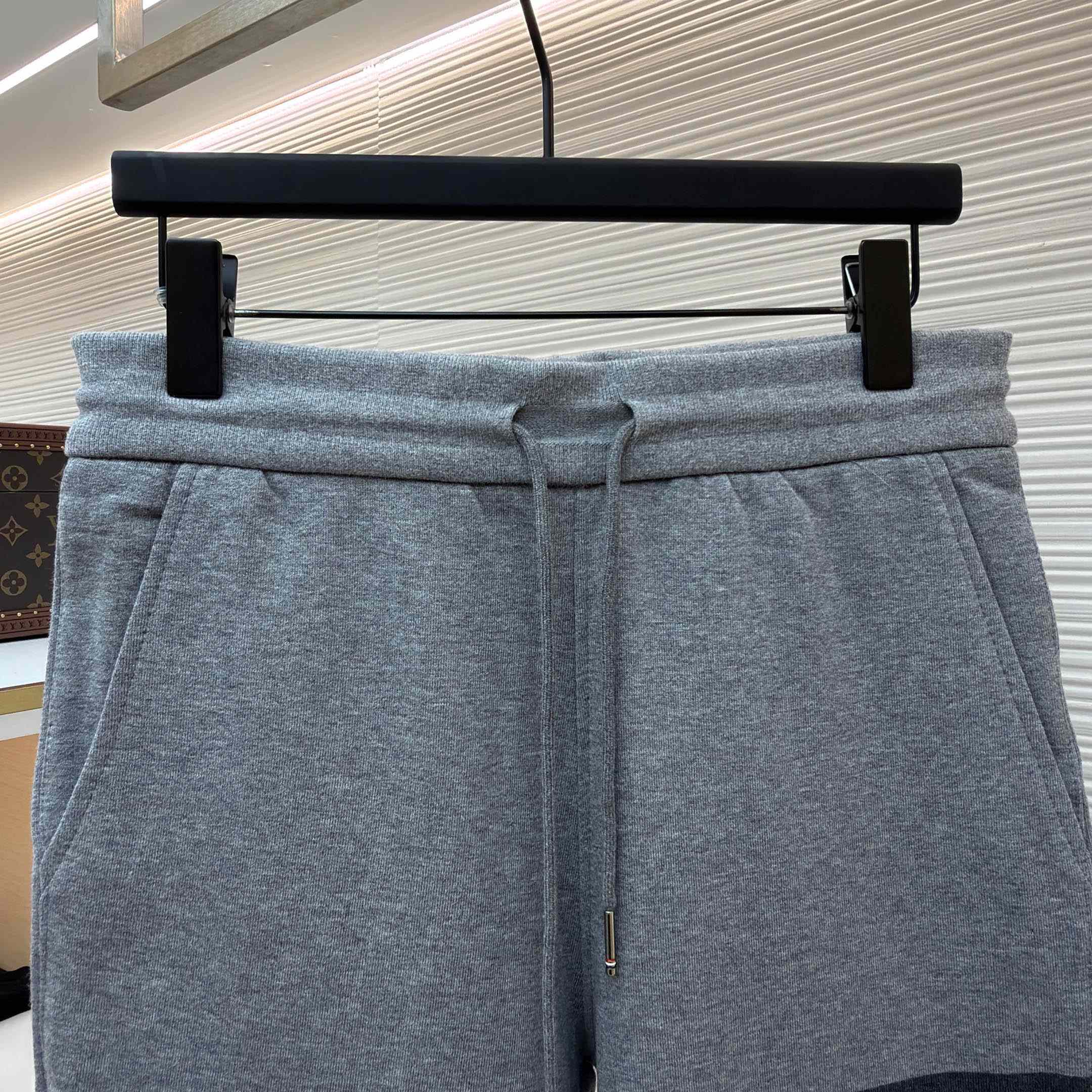 Thom Browne Classic Tonal 4 Bar Sweat Shorts - DopestKickz