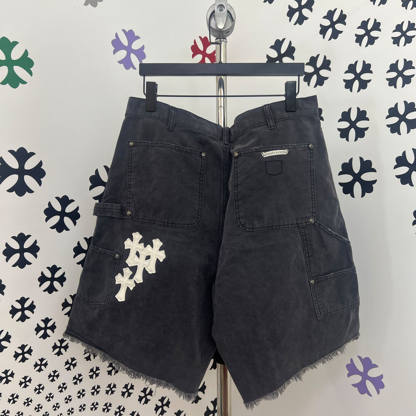 Chrome Hearts Denim Shorts - DopestKickz