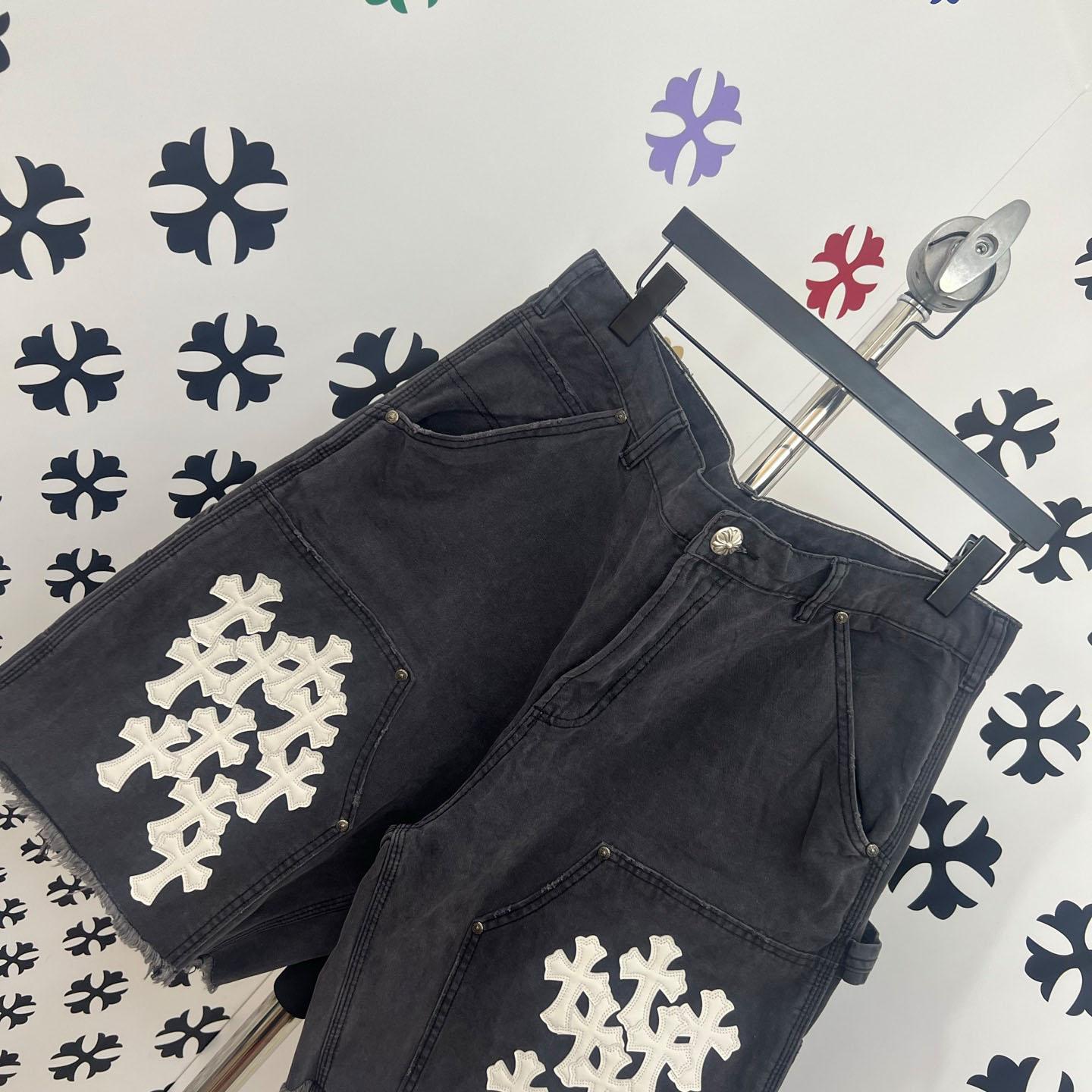 Chrome Hearts Denim Shorts - DopestKickz