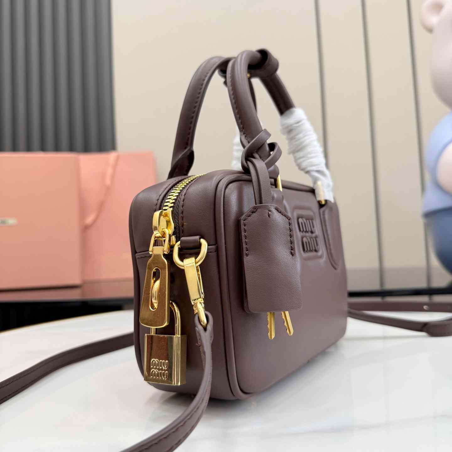 Miu Miu Arcadie Leather Bag 5BB123 - DopestKickz