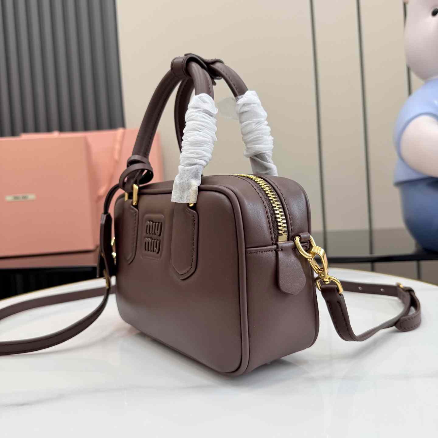 Miu Miu Arcadie Leather Bag 5BB123 - DopestKickz