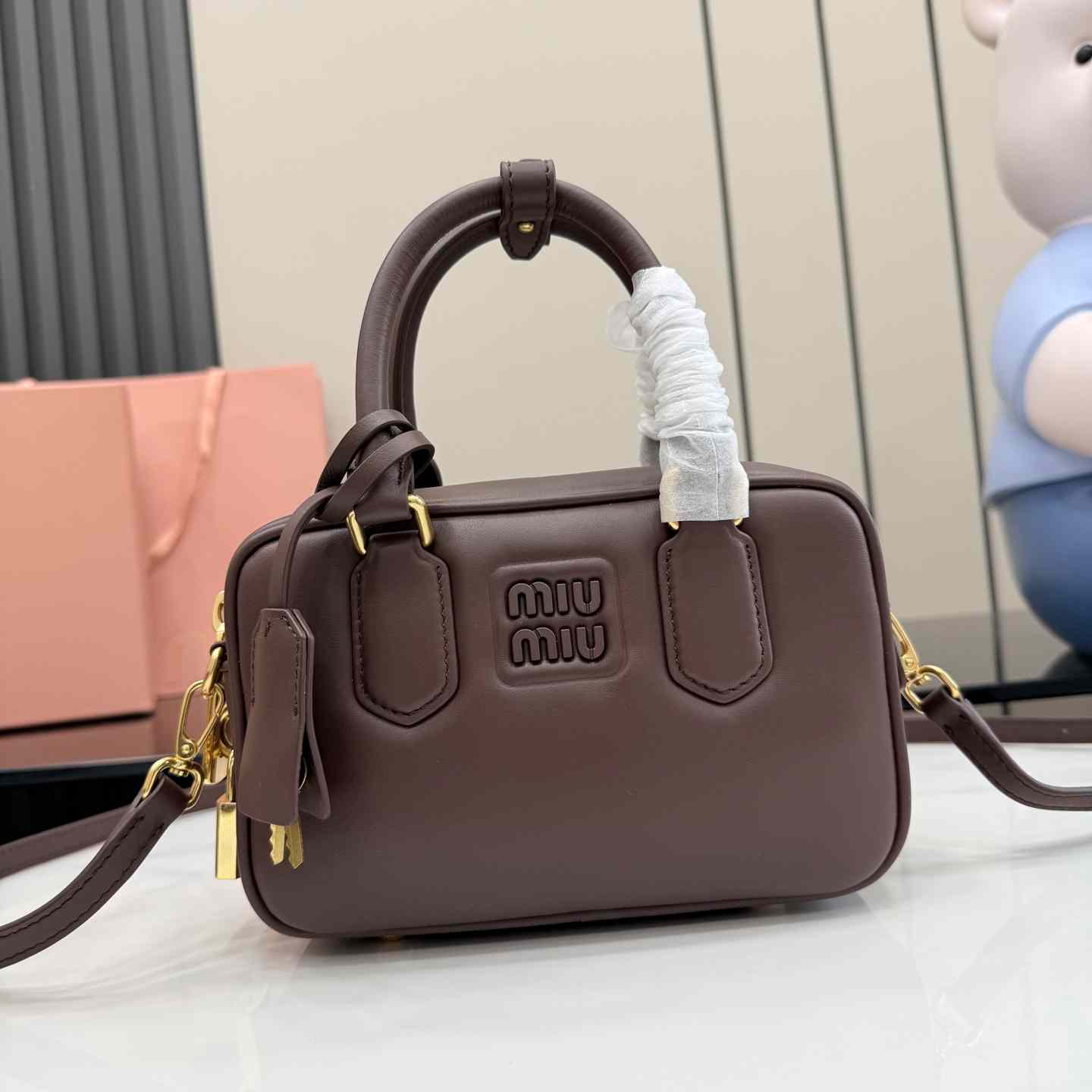 Miu Miu Arcadie Leather Bag 5BB123 - DopestKickz