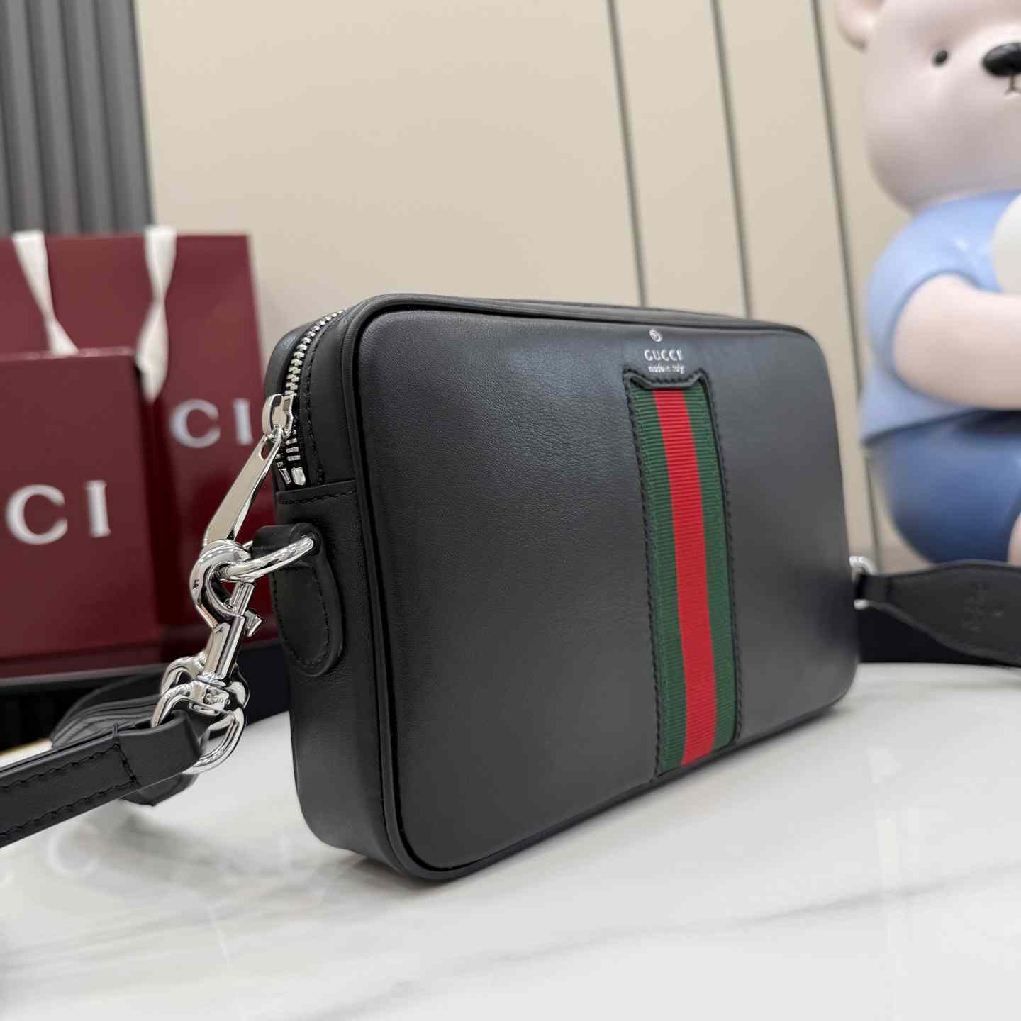 Gucci Web Trademark Small Crossbody Bag 866982 - DopestKickz