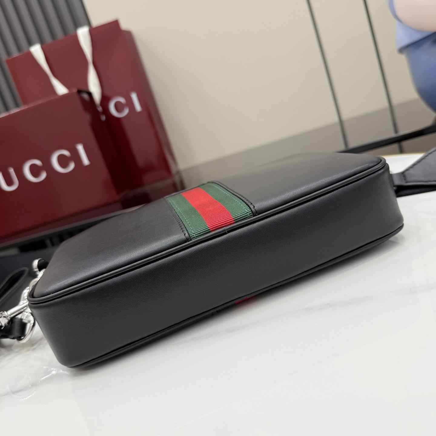 Gucci Web Trademark Small Crossbody Bag 866982 - DopestKickz