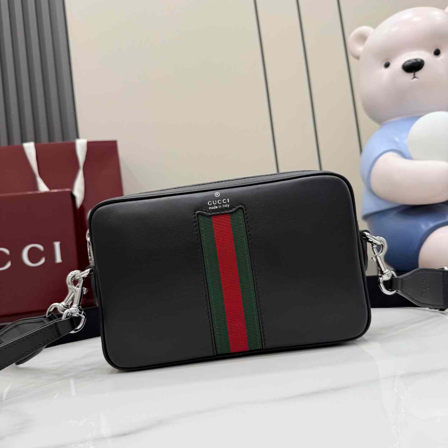 Gucci Web Trademark Small Crossbody Bag 866982 - DopestKickz