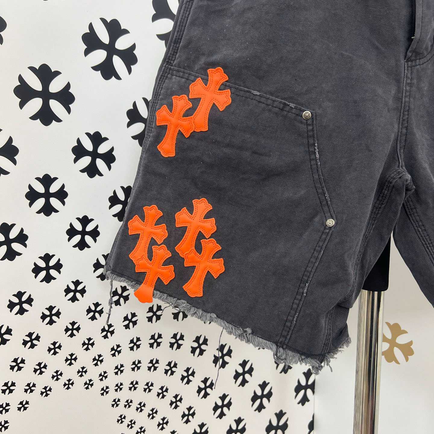 Chrome Hearts Denim Shorts - DopestKickz