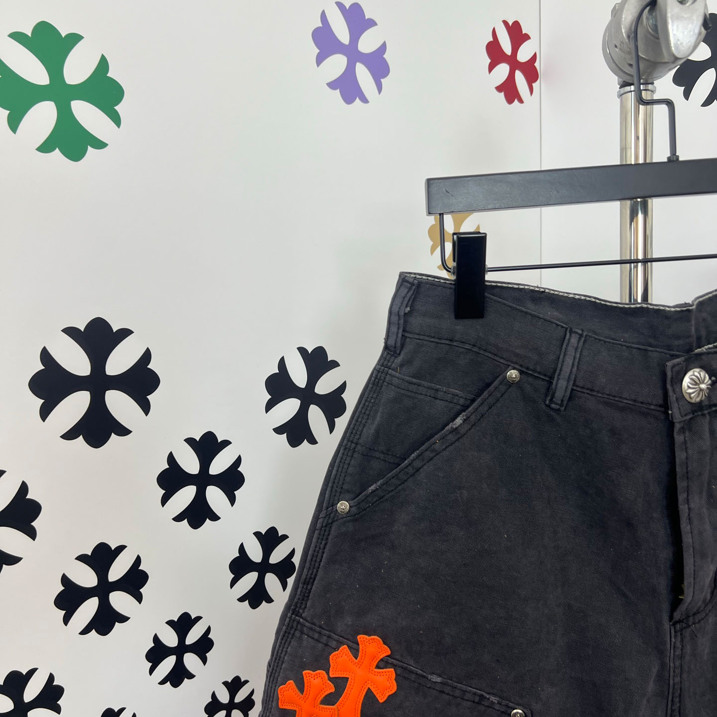 Chrome Hearts Denim Shorts - DopestKickz