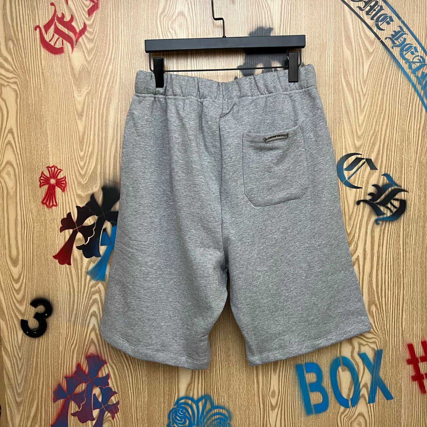 Chrome Hearts Cross Patch Sweatshorts - DopestKickz
