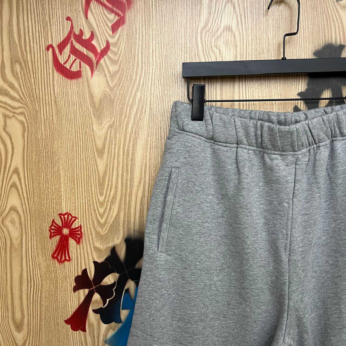 Chrome Hearts Cross Patch Sweatshorts - DopestKickz