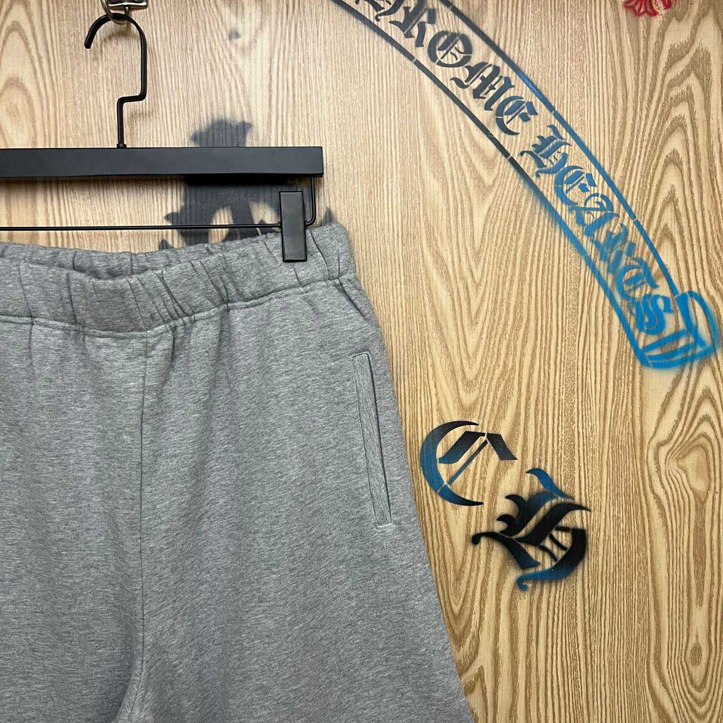 Chrome Hearts Cross Patch Sweatshorts - DopestKickz