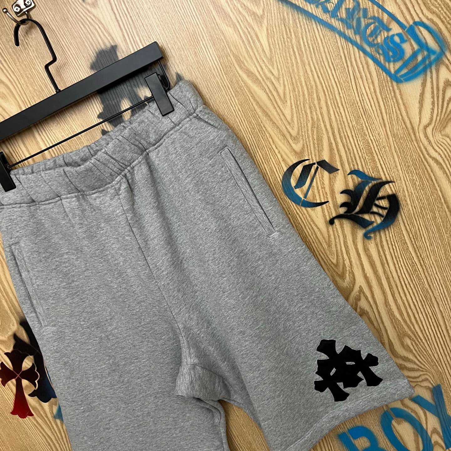 Chrome Hearts Cross Patch Sweatshorts - DopestKickz