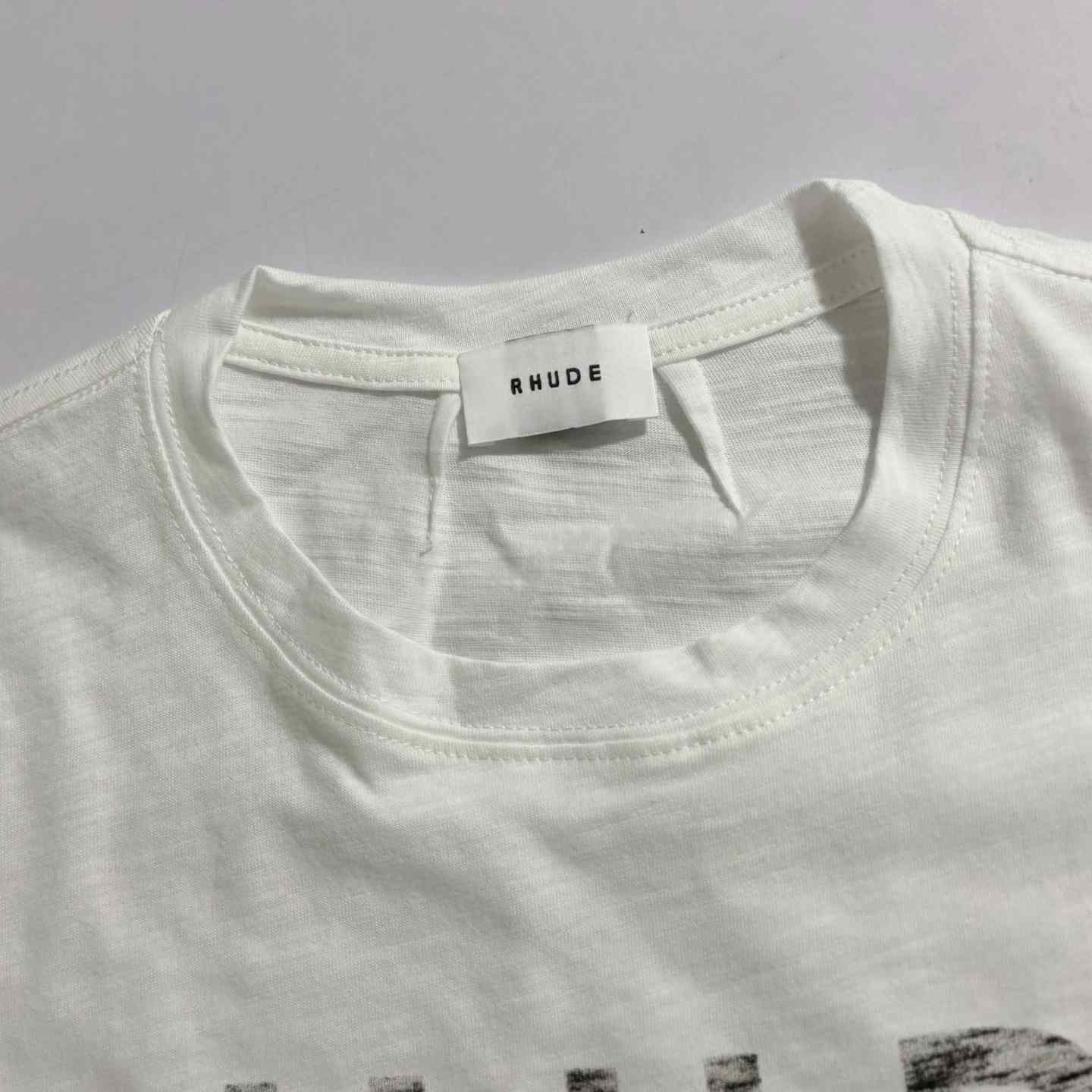 Rhude Logo Slub T-shirt - DopestKickz