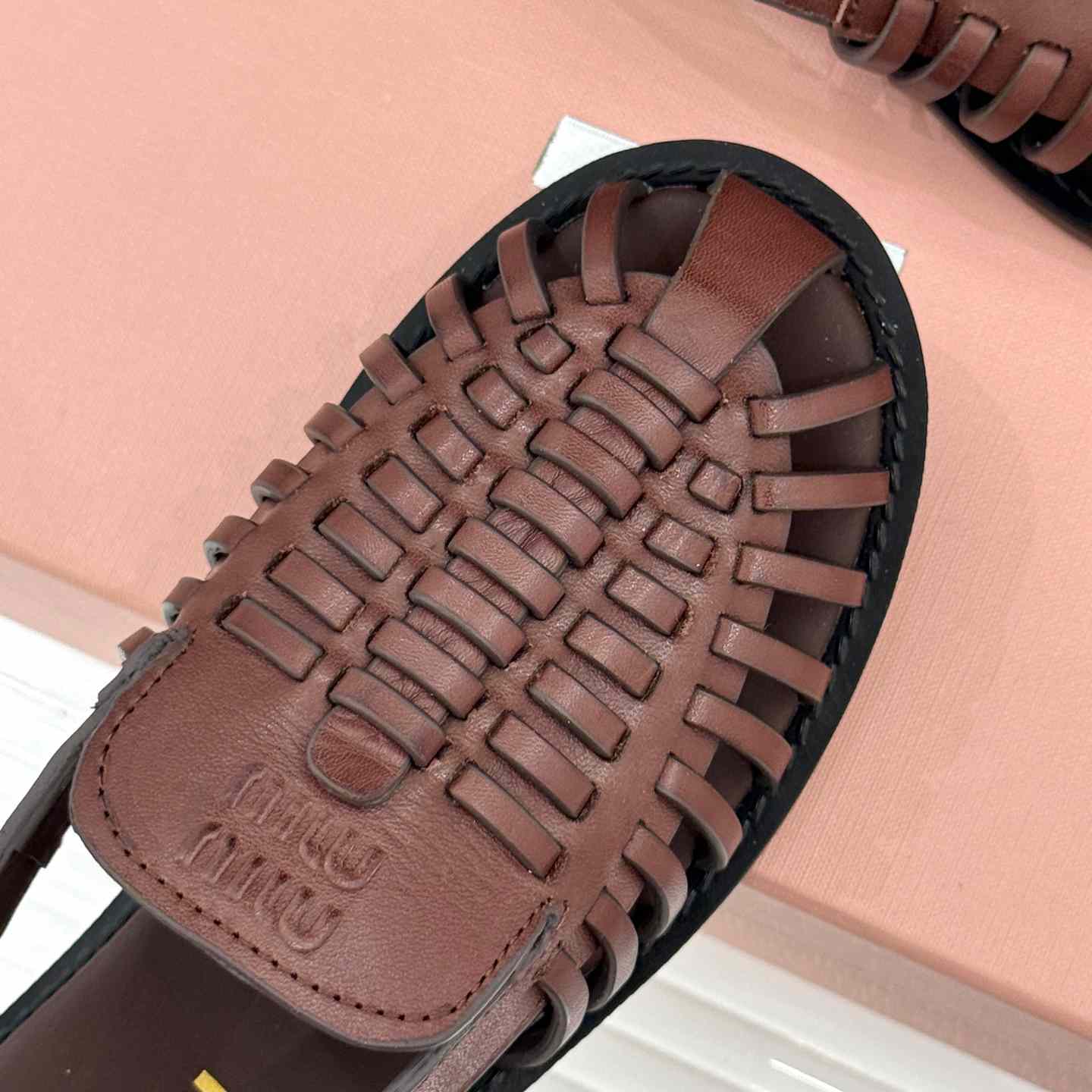 Miu Miu Leather Slingback Loafers - DopestKickz