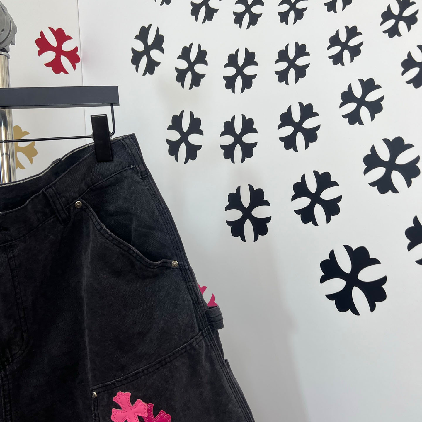 Chrome Hearts Denim Shorts - DopestKickz