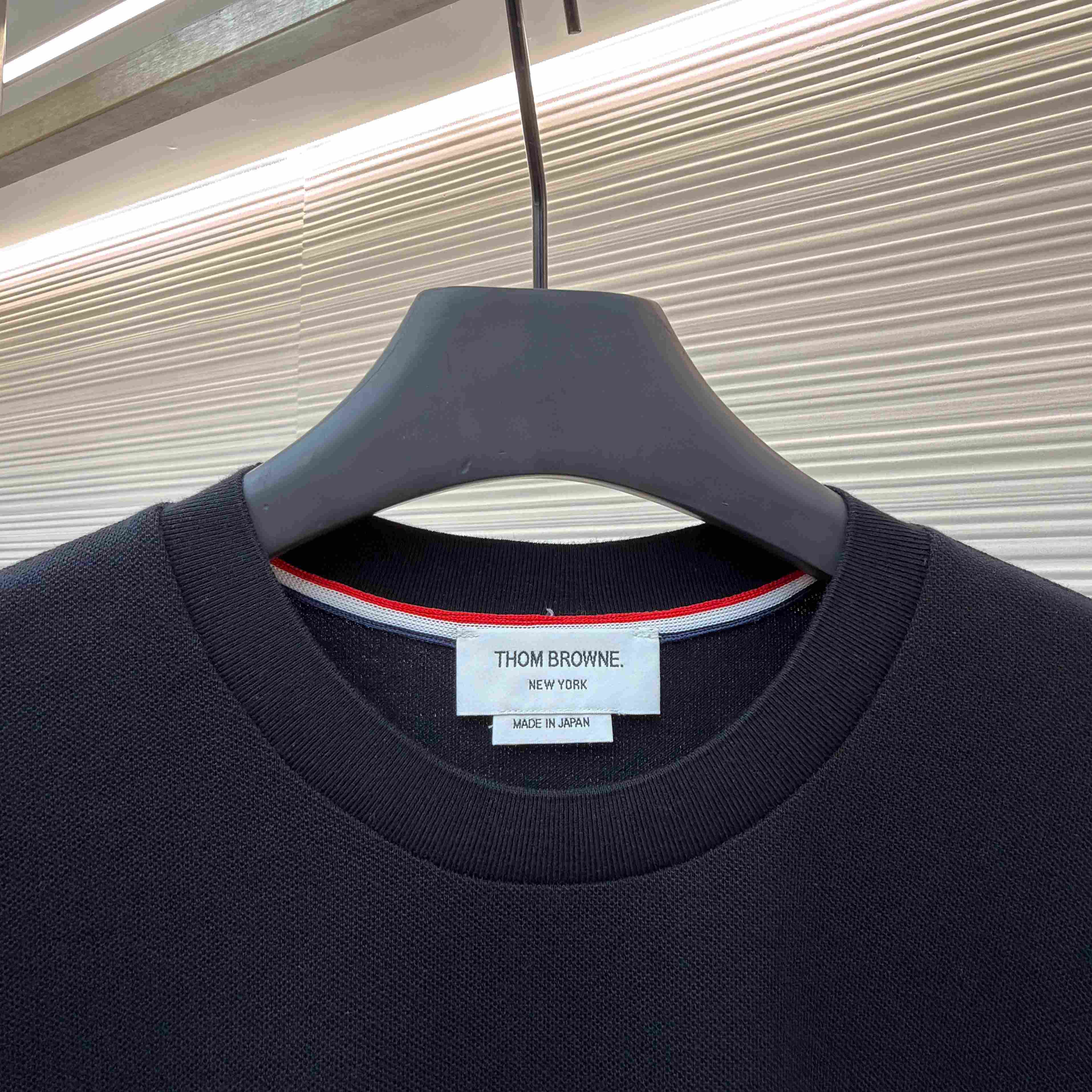 Thom Browne Cotton 4-Bar Short Sleeve T-Shirt - DopestKickz