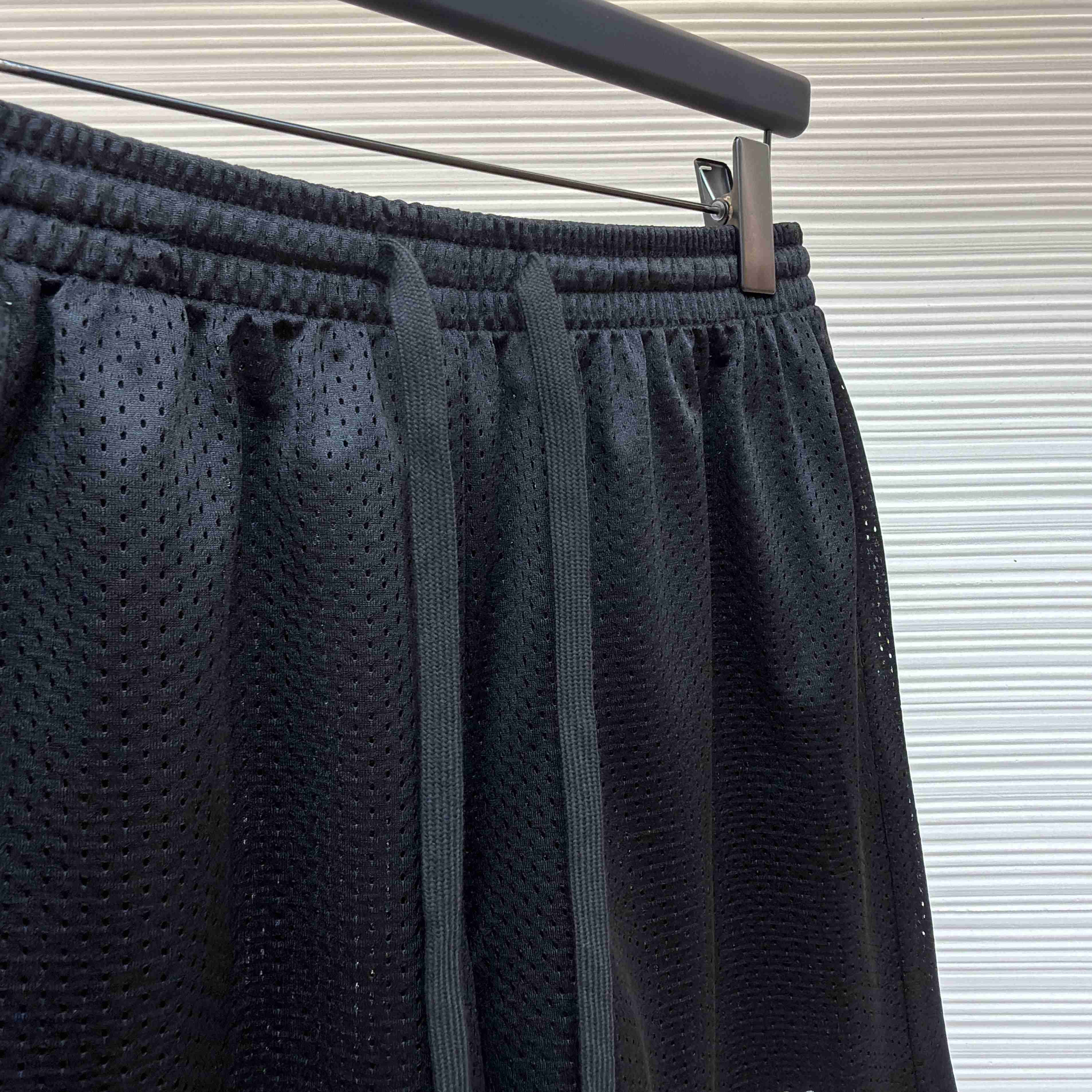 Chrome Hearts Mesh Varsity Shorts 'Black' - DopestKickz